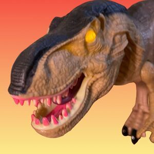 Mighty Megasaur Tyrannosaurus Rex Toy Moves Light Up Eyes & Roars